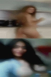 Sexy woman swimming nude
