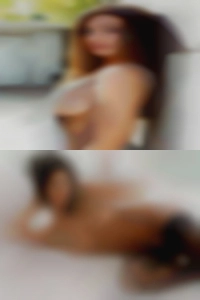 Girl in nude girls party alone.